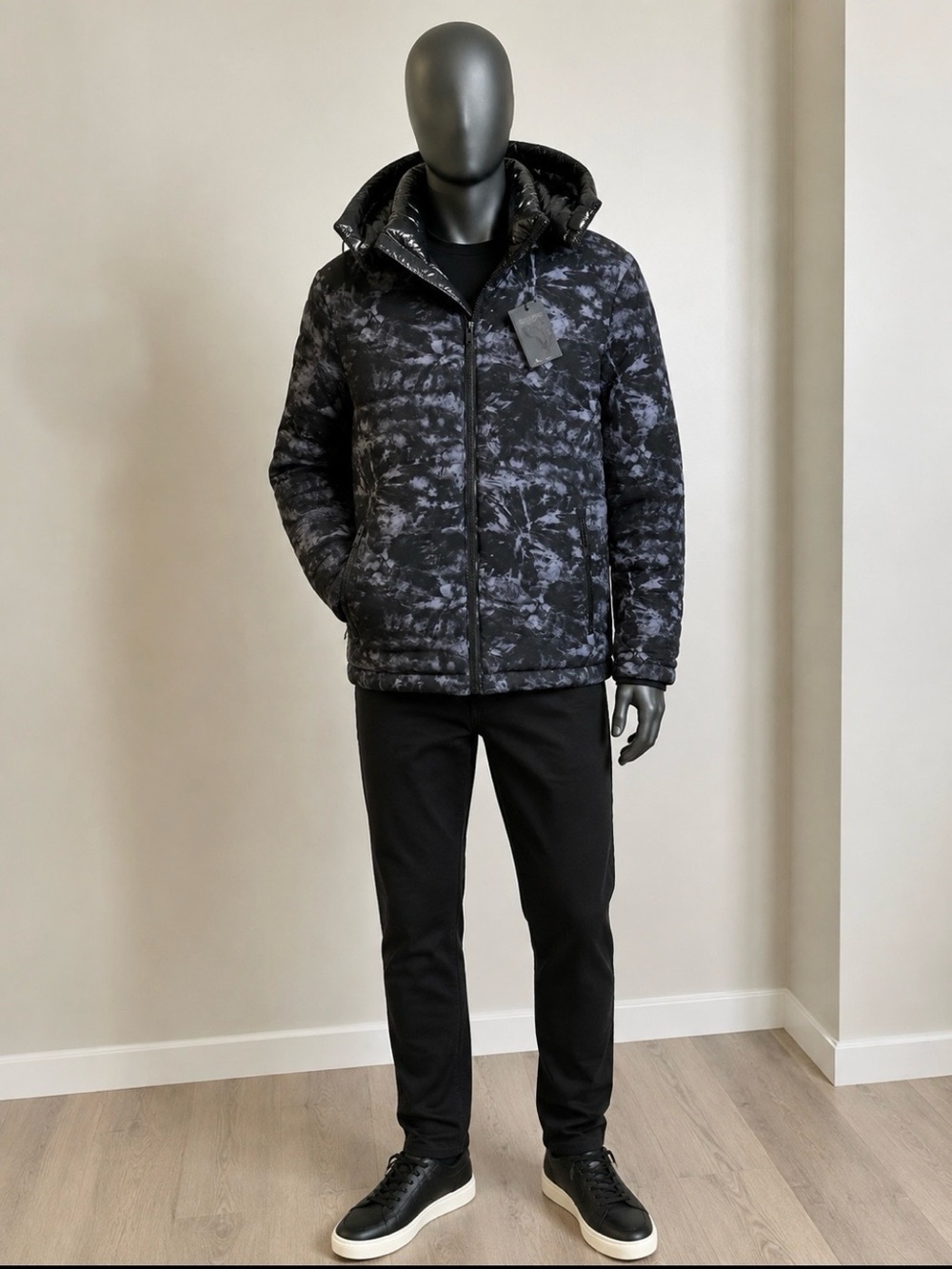 MOOSE KNUCKLES
Black Rock 2 Down Jacket In Nebula Print